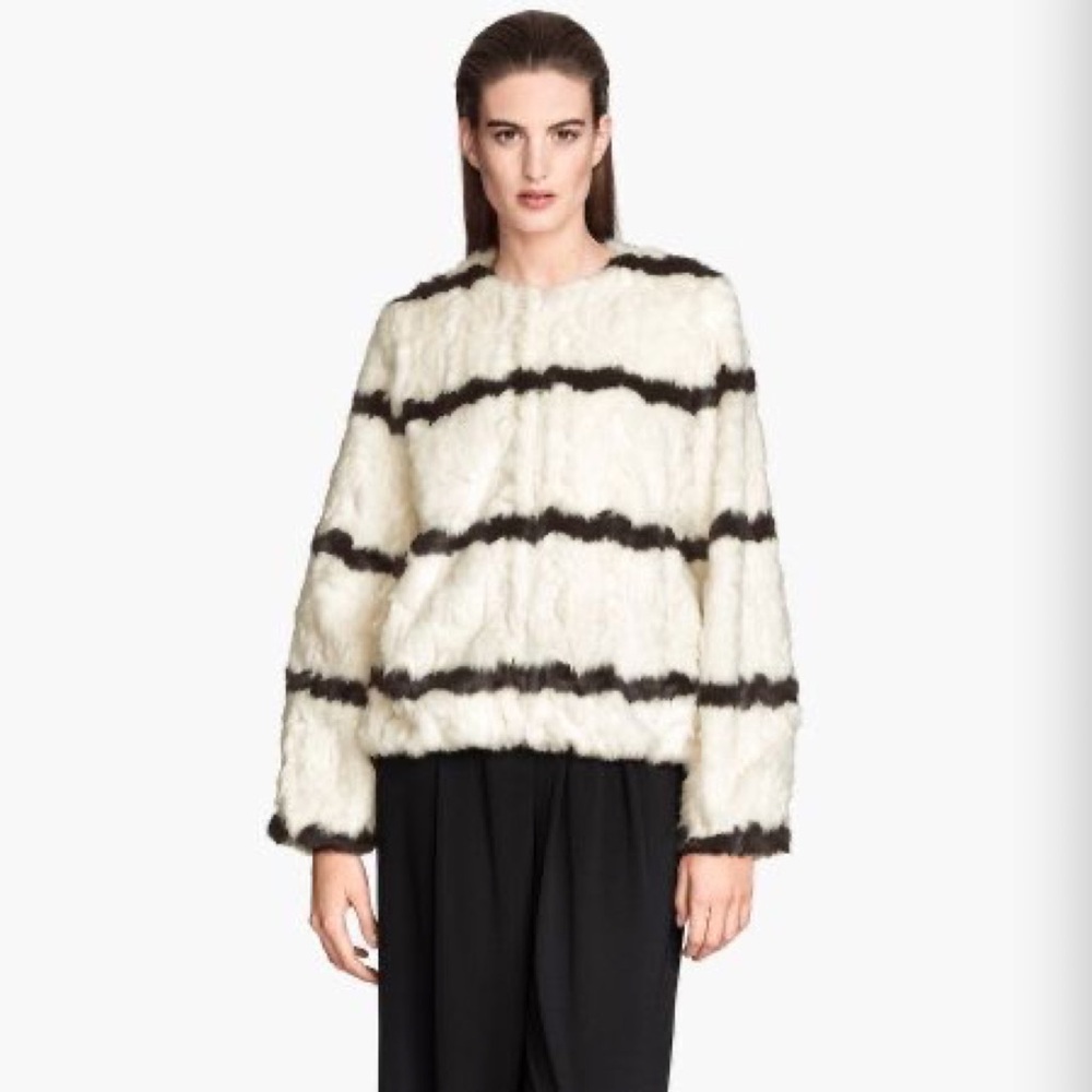 H&M Faux Fur Jacket